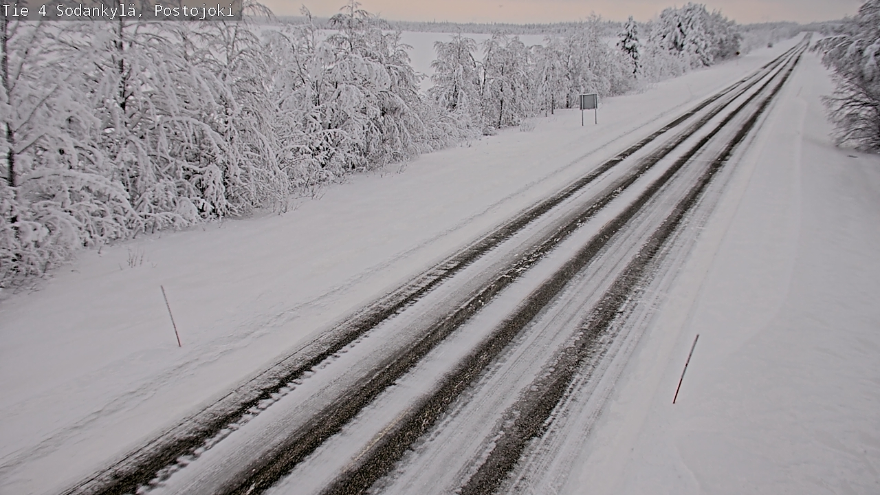 Weather Camera Image Road 4 Sodankylä, Postojoki, Sodankylä, Lappi