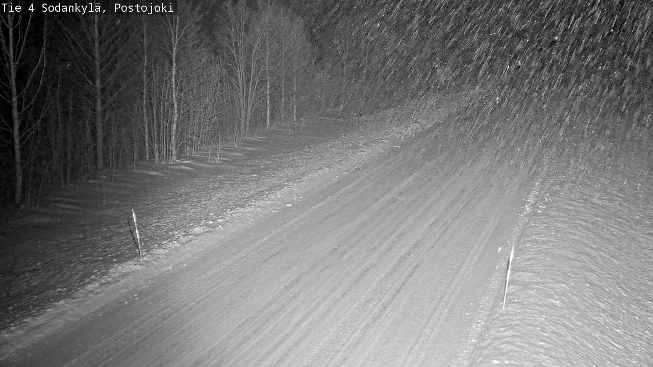 Weather Camera Image Road 4 Sodankylä, Postojoki, Sodankylä, Lappi