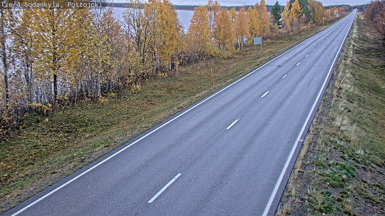 Weather Camera Image Road 4 Sodankylä, Postojoki, Sodankylä, Lappi