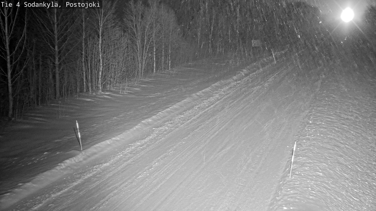 Weather Camera Image Road 4 Sodankylä, Postojoki, Sodankylä, Lappi