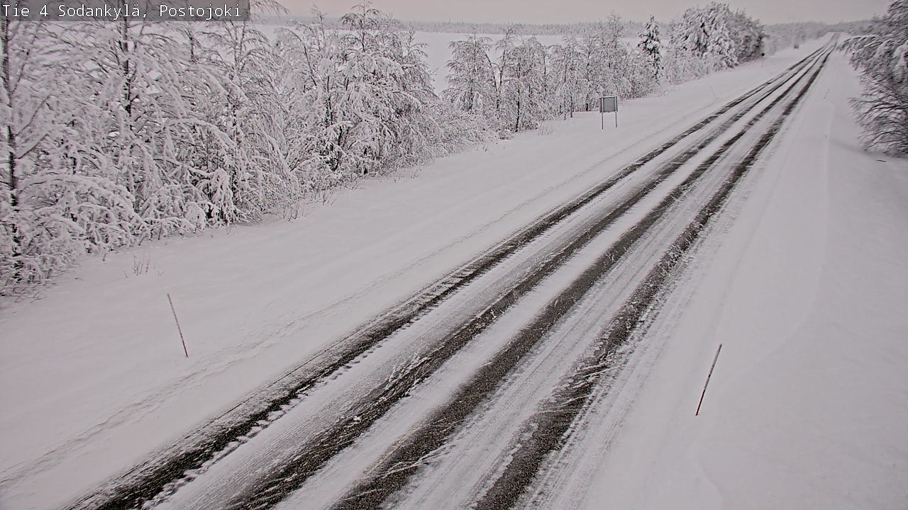Weather Camera Image Road 4 Sodankylä, Postojoki, Sodankylä, Lappi
