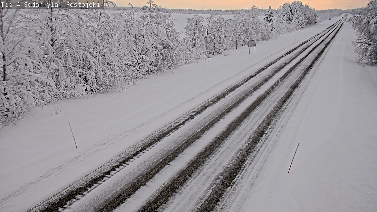 Weather Camera Image Road 4 Sodankylä, Postojoki, Sodankylä, Lappi