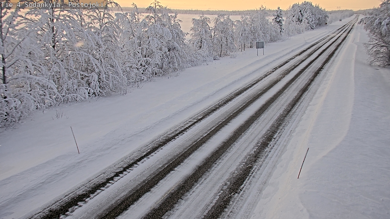 Weather Camera Image Road 4 Sodankylä, Postojoki, Sodankylä, Lappi