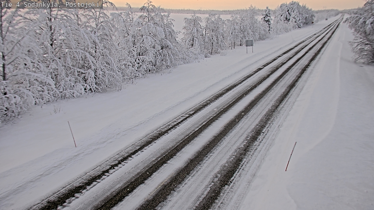 Weather Camera Image Road 4 Sodankylä, Postojoki, Sodankylä, Lappi