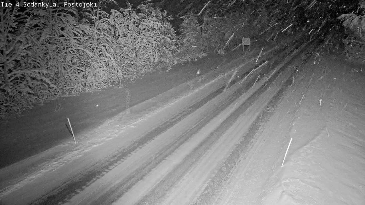 Weather Camera Image Road 4 Sodankylä, Postojoki, Sodankylä, Lappi
