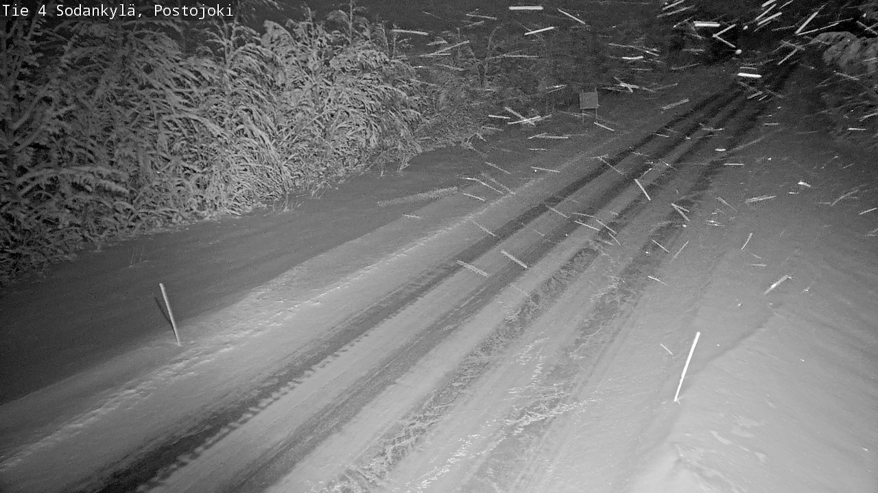 Weather Camera Image Road 4 Sodankylä, Postojoki, Sodankylä, Lappi
