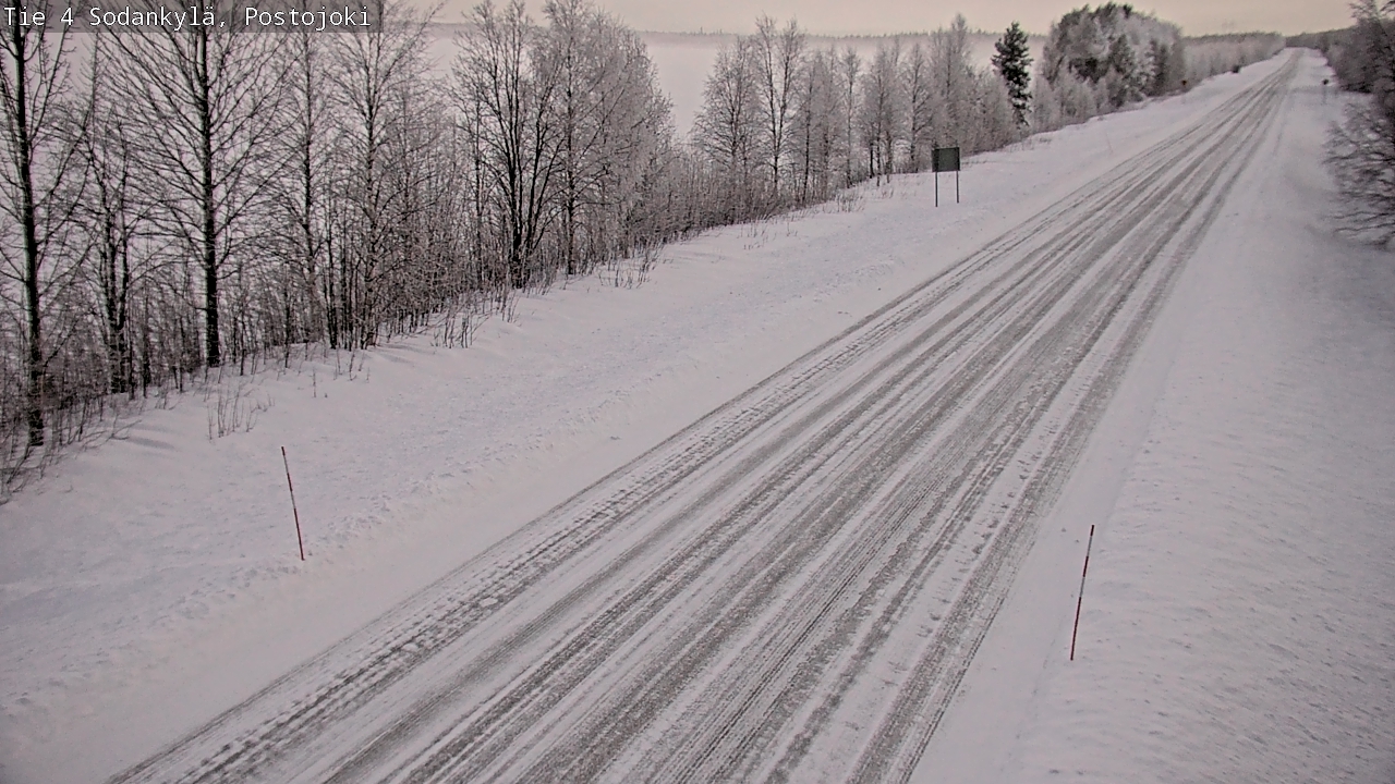 Weather Camera Image Road 4 Sodankylä, Postojoki, Sodankylä, Lappi