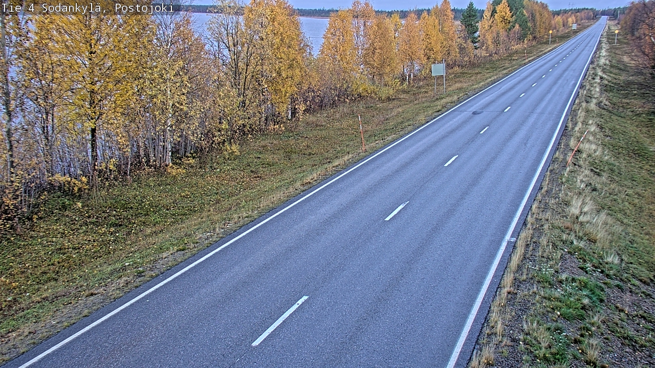 Weather Camera Image Road 4 Sodankylä, Postojoki, Sodankylä, Lappi
