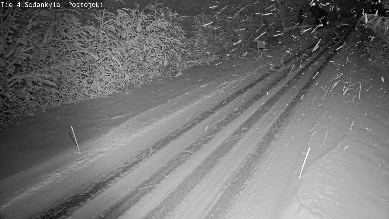 Weather Camera Image Road 4 Sodankylä, Postojoki, Sodankylä, Lappi