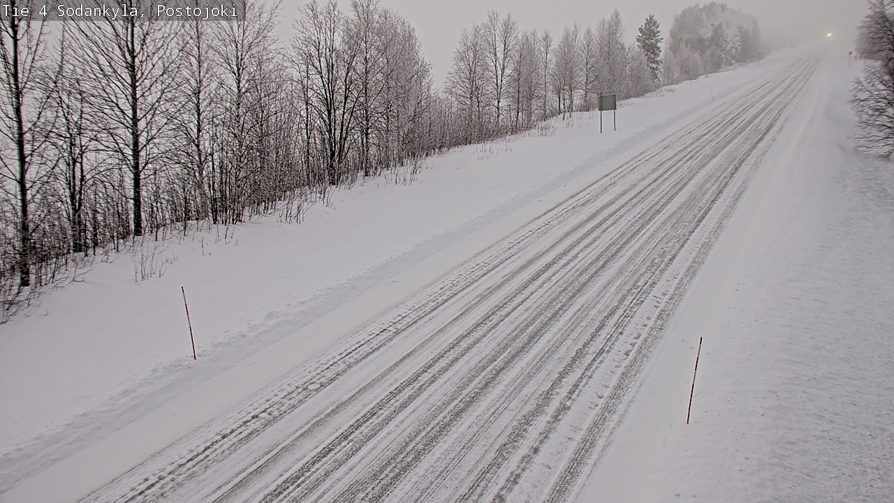 Weather Camera Image Road 4 Sodankylä, Postojoki, Sodankylä, Lappi