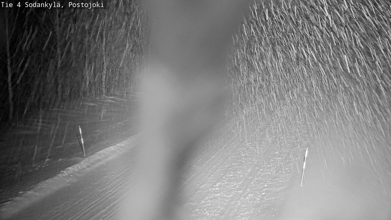 Weather Camera Image Road 4 Sodankylä, Postojoki, Sodankylä, Lappi