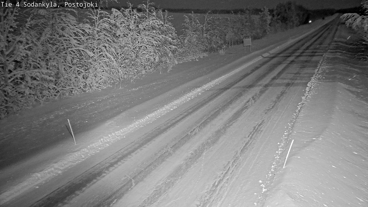 Weather Camera Image Road 4 Sodankylä, Postojoki, Sodankylä, Lappi