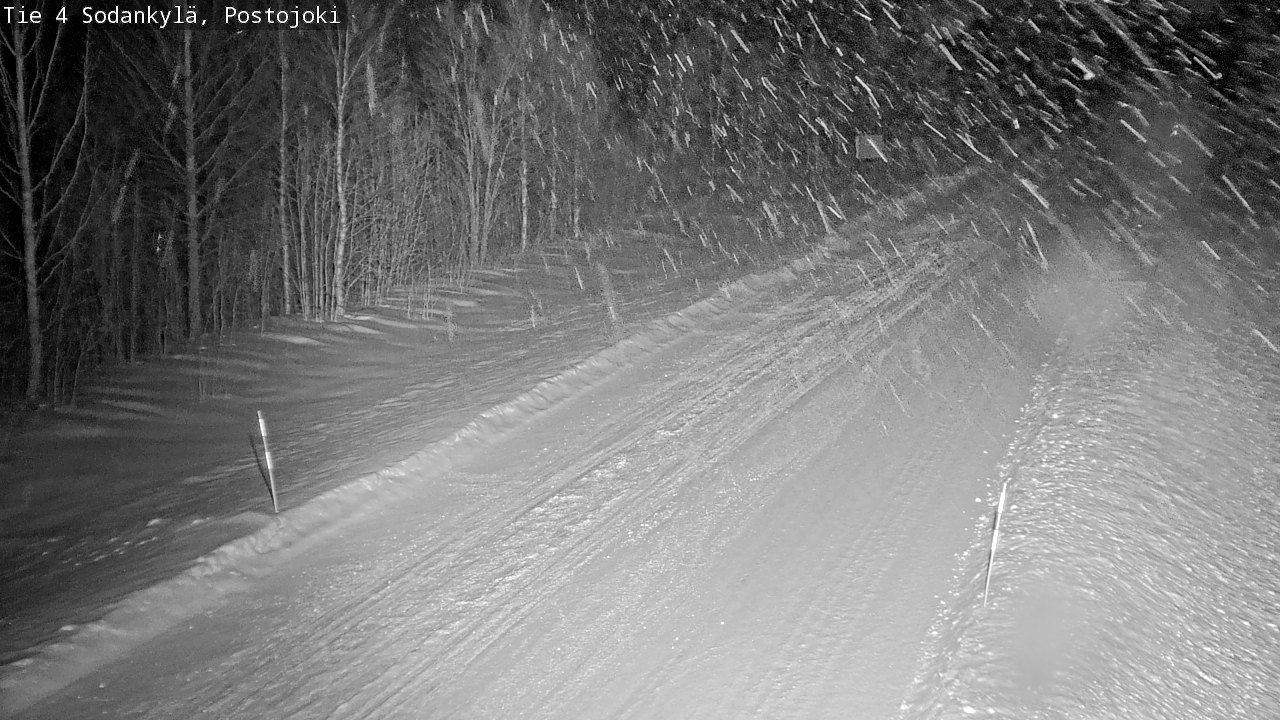 Weather Camera Image Road 4 Sodankylä, Postojoki, Sodankylä, Lappi