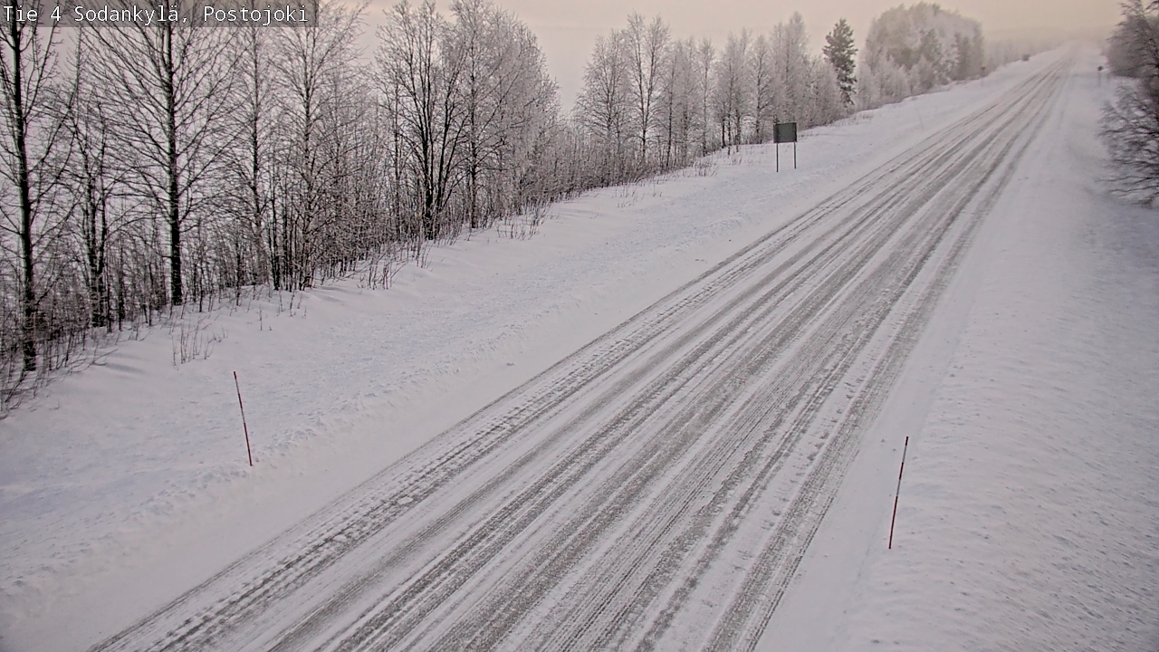 Weather Camera Image Road 4 Sodankylä, Postojoki, Sodankylä, Lappi