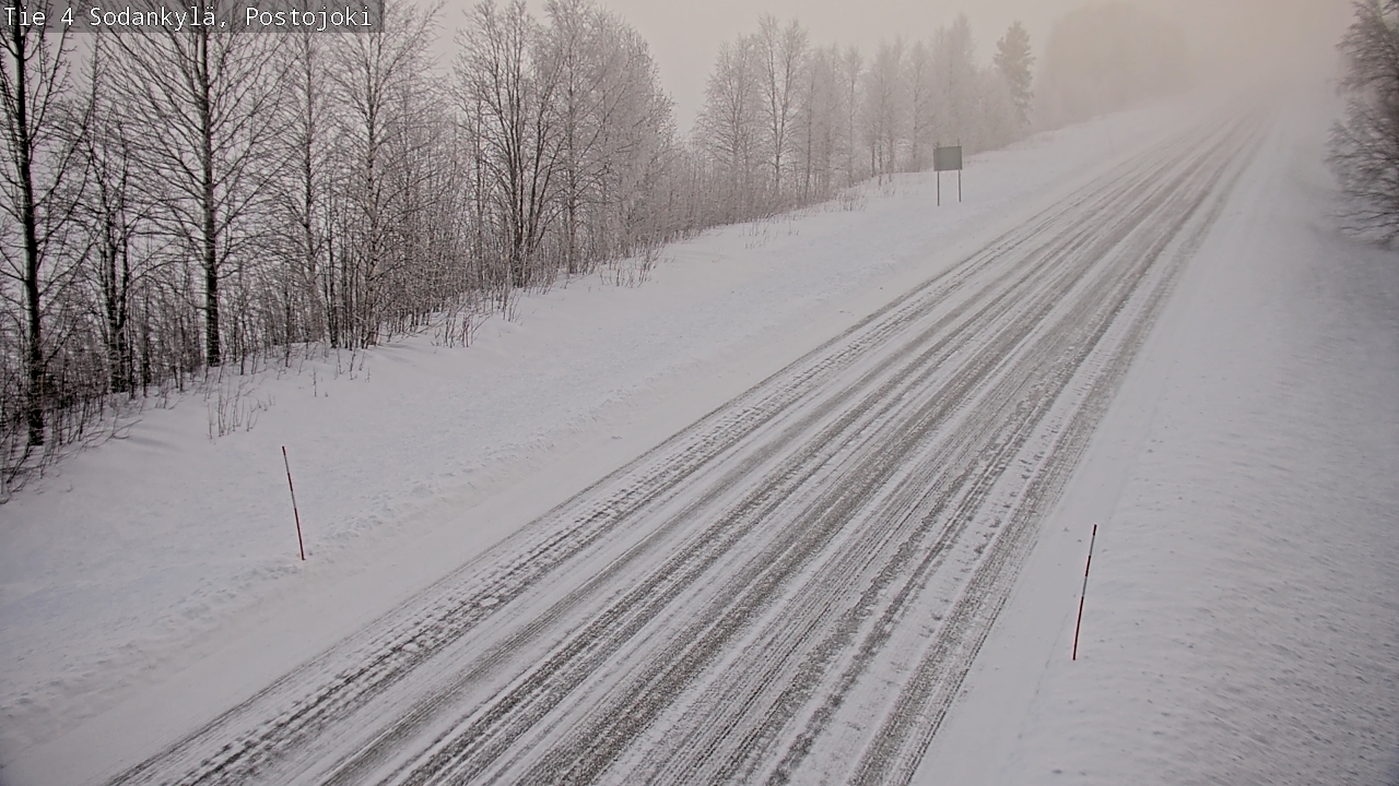 Weather Camera Image Road 4 Sodankylä, Postojoki, Sodankylä, Lappi