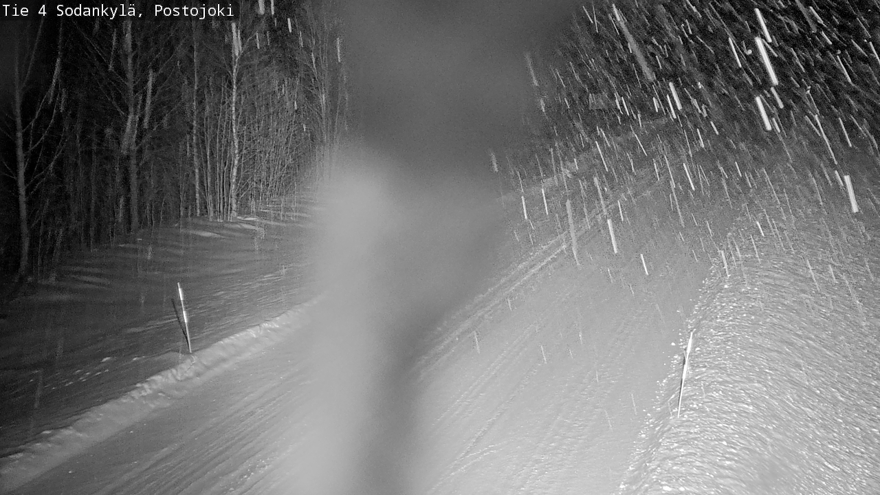 Weather Camera Image Road 4 Sodankylä, Postojoki, Sodankylä, Lappi