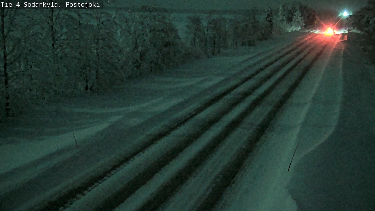 Weather Camera Image Road 4 Sodankylä, Postojoki, Sodankylä, Lappi