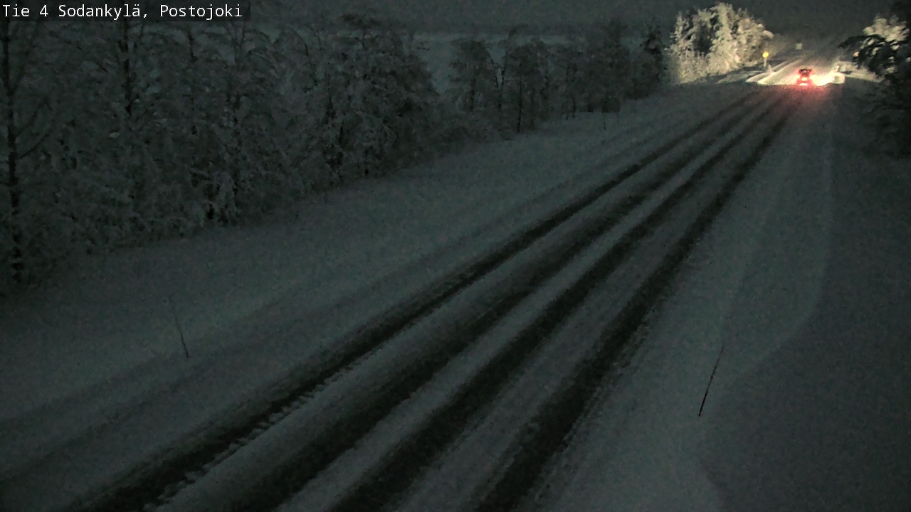 Weather Camera Image Road 4 Sodankylä, Postojoki, Sodankylä, Lappi