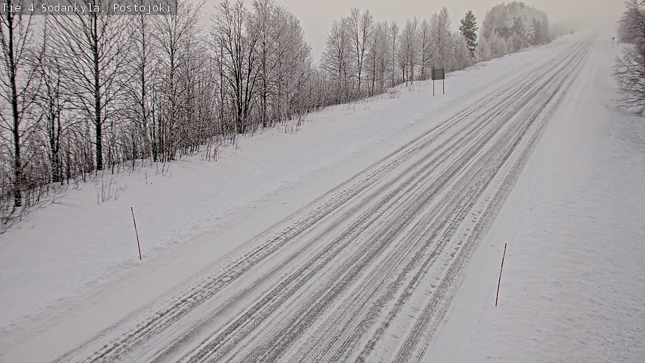 Weather Camera Image Road 4 Sodankylä, Postojoki, Sodankylä, Lappi