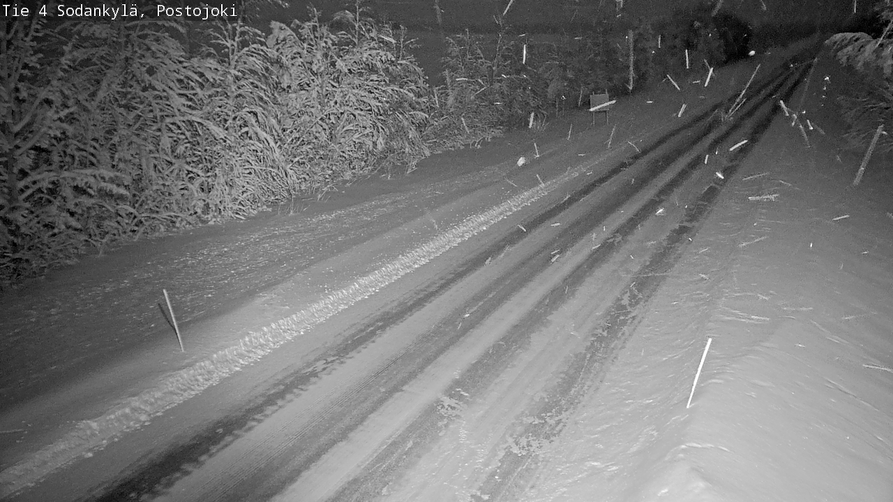 Weather Camera Image Road 4 Sodankylä, Postojoki, Sodankylä, Lappi