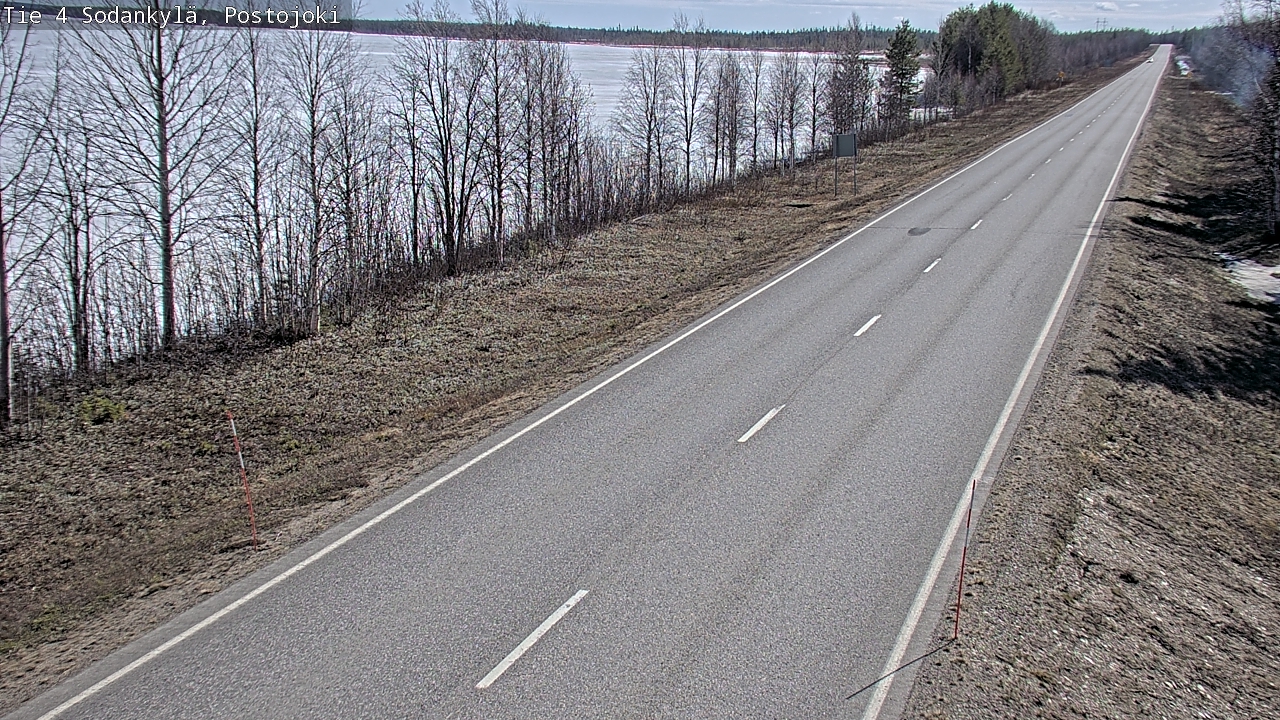 Weather Camera Image Road 4 Sodankylä, Postojoki, Sodankylä, Lappi