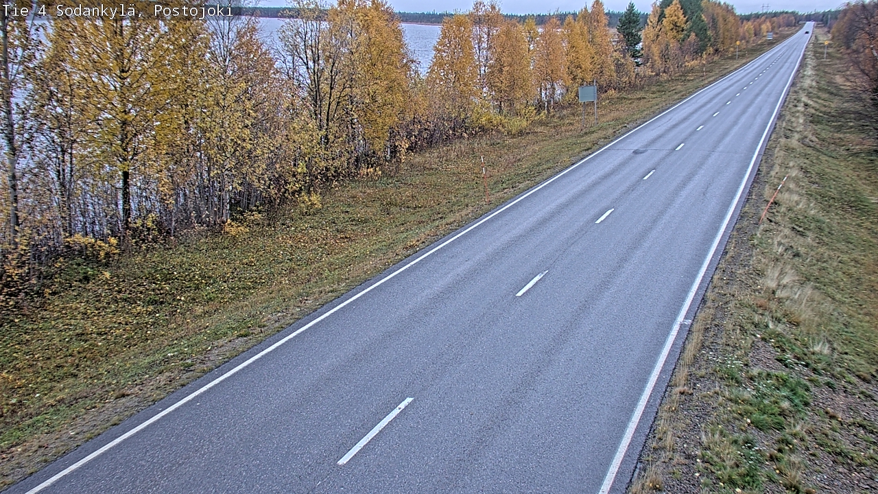 Weather Camera Image Road 4 Sodankylä, Postojoki, Sodankylä, Lappi