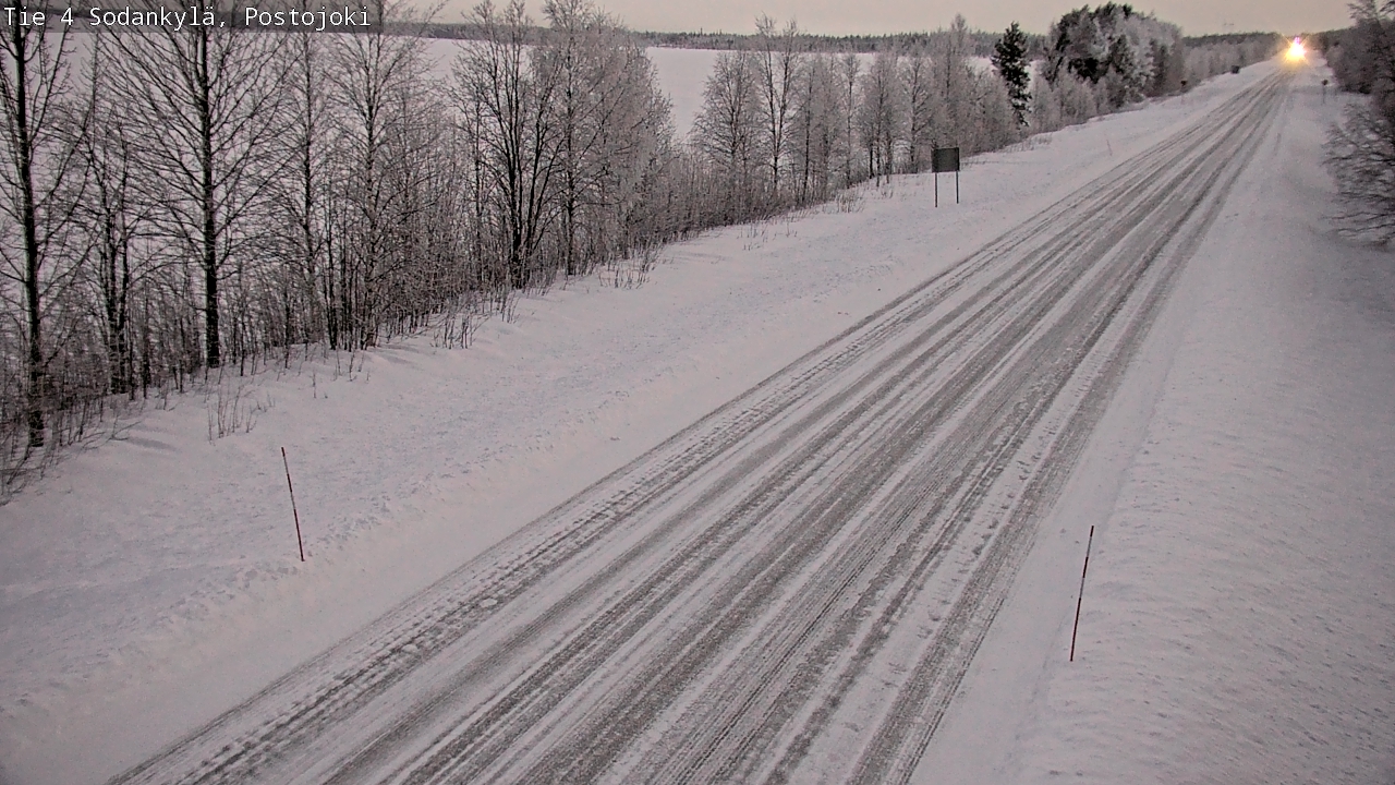 Weather Camera Image Road 4 Sodankylä, Postojoki, Sodankylä, Lappi