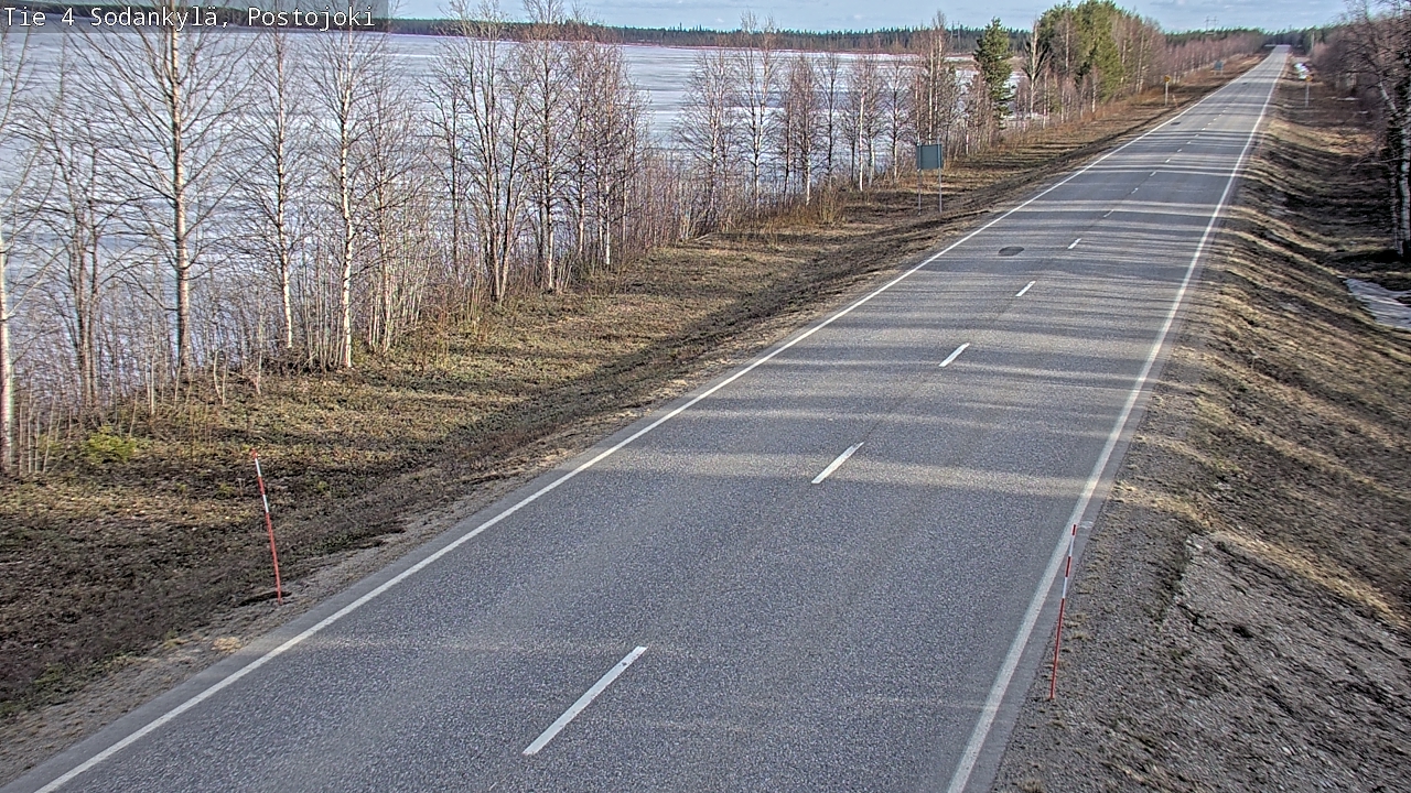 Weather Camera Image Road 4 Sodankylä, Postojoki, Sodankylä, Lappi