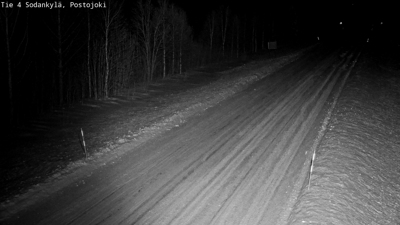 Weather Camera Image Road 4 Sodankylä, Postojoki, Sodankylä, Lappi