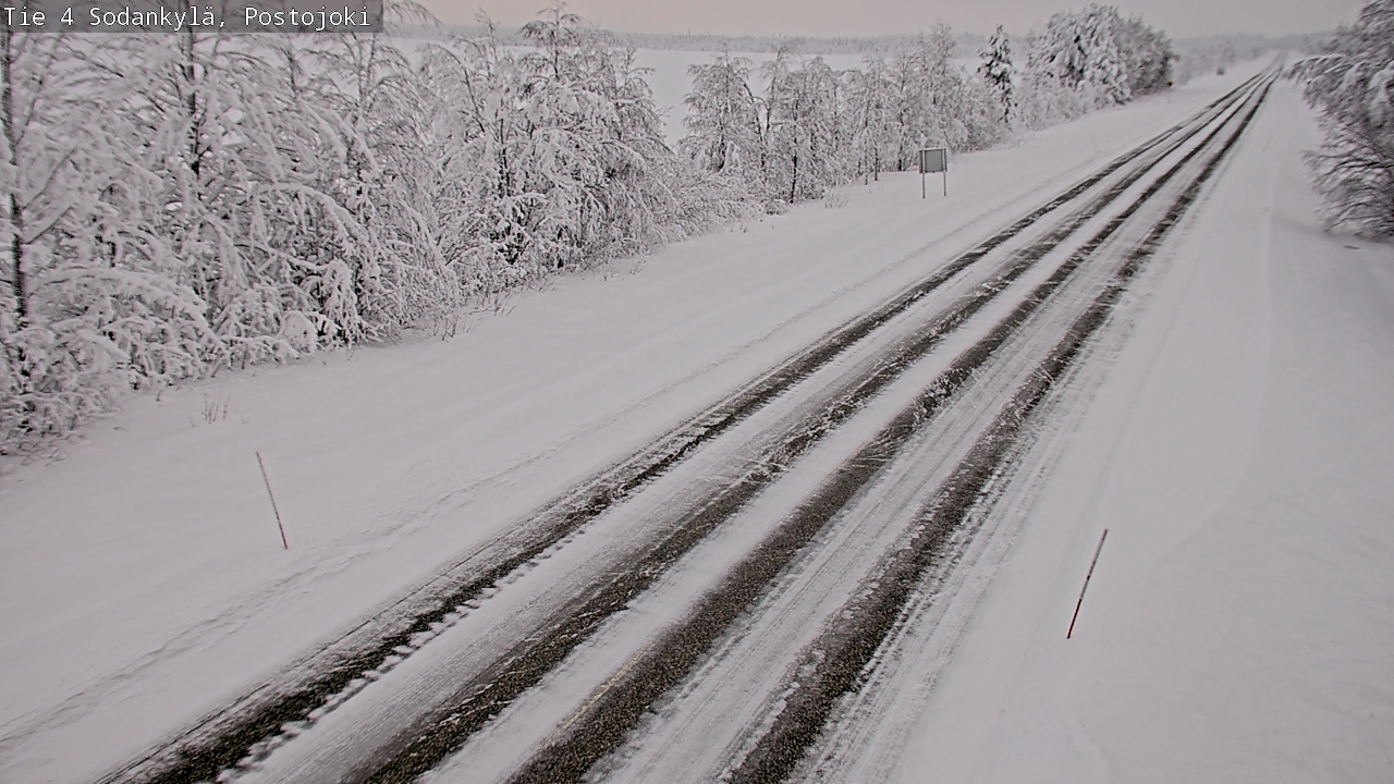 Weather Camera Image Road 4 Sodankylä, Postojoki, Sodankylä, Lappi