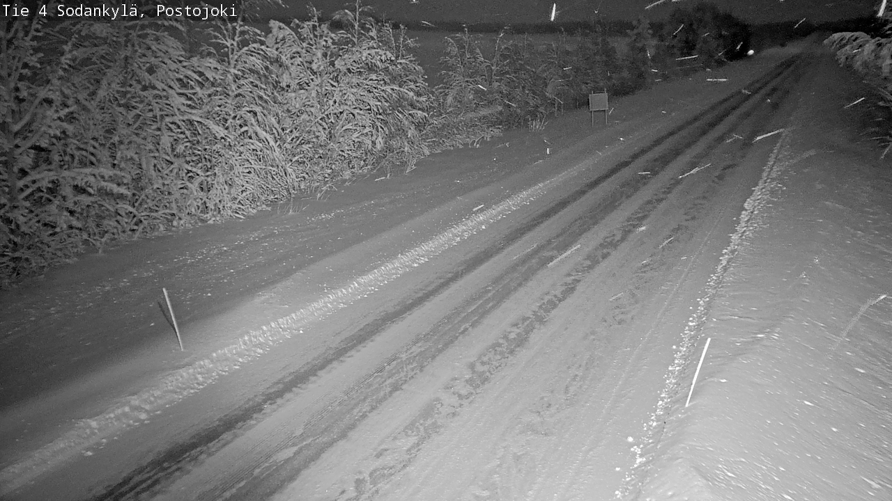 Weather Camera Image Road 4 Sodankylä, Postojoki, Sodankylä, Lappi