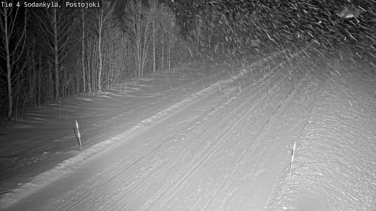 Weather Camera Image Road 4 Sodankylä, Postojoki, Sodankylä, Lappi