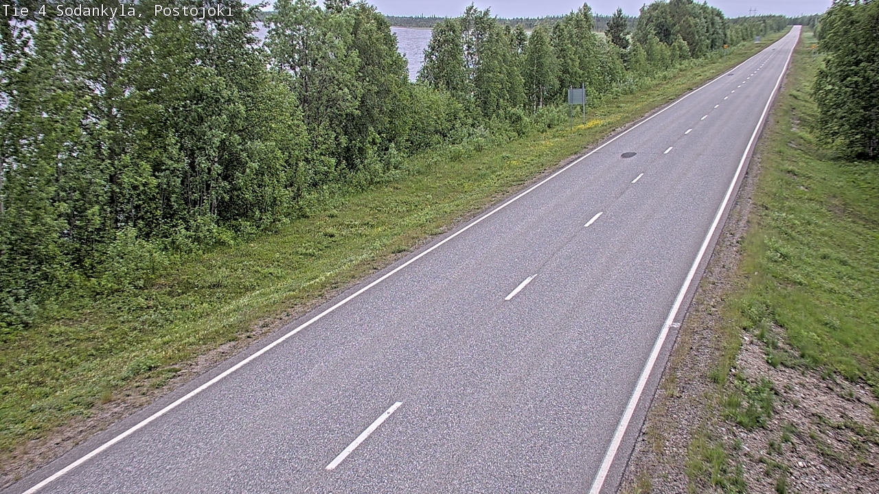Weather Camera Image Road 4 Sodankylä, Postojoki, Sodankylä, Lappi