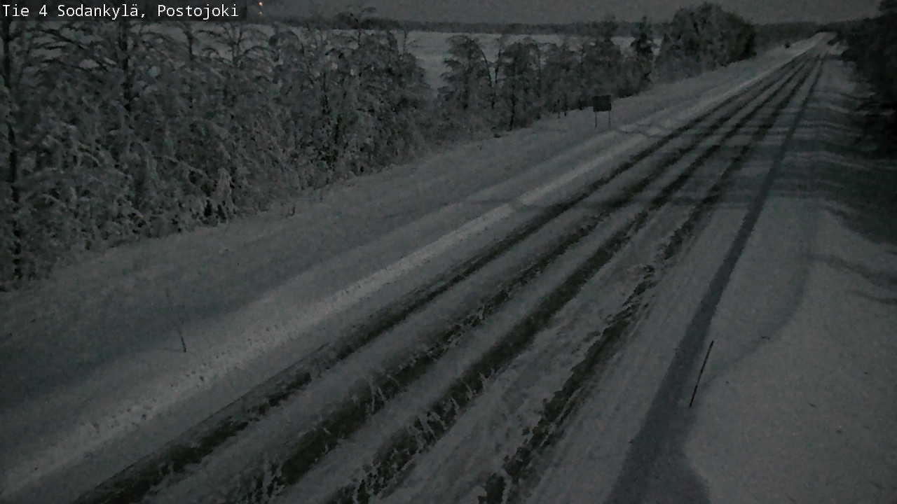 Weather Camera Image Road 4 Sodankylä, Postojoki, Sodankylä, Lappi