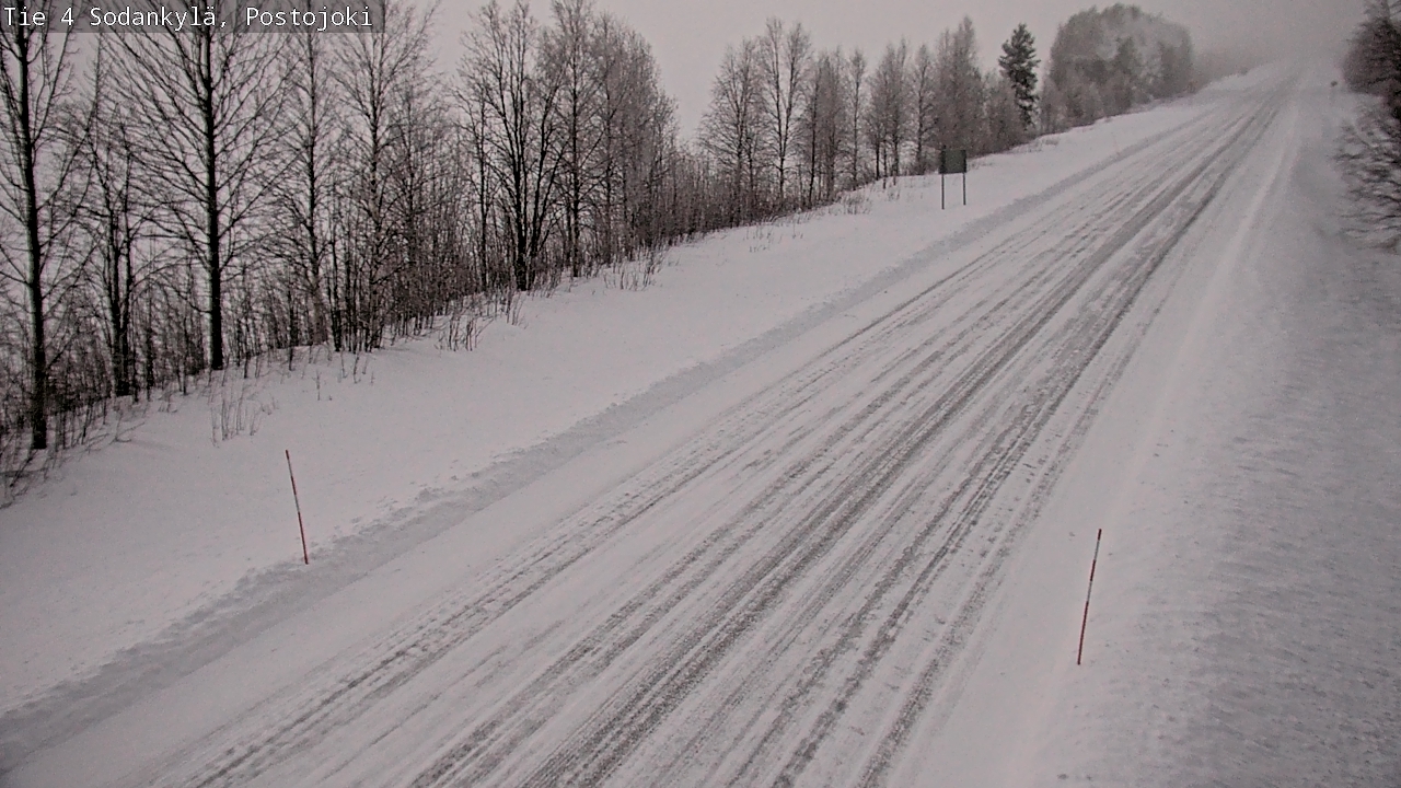 Weather Camera Image Road 4 Sodankylä, Postojoki, Sodankylä, Lappi