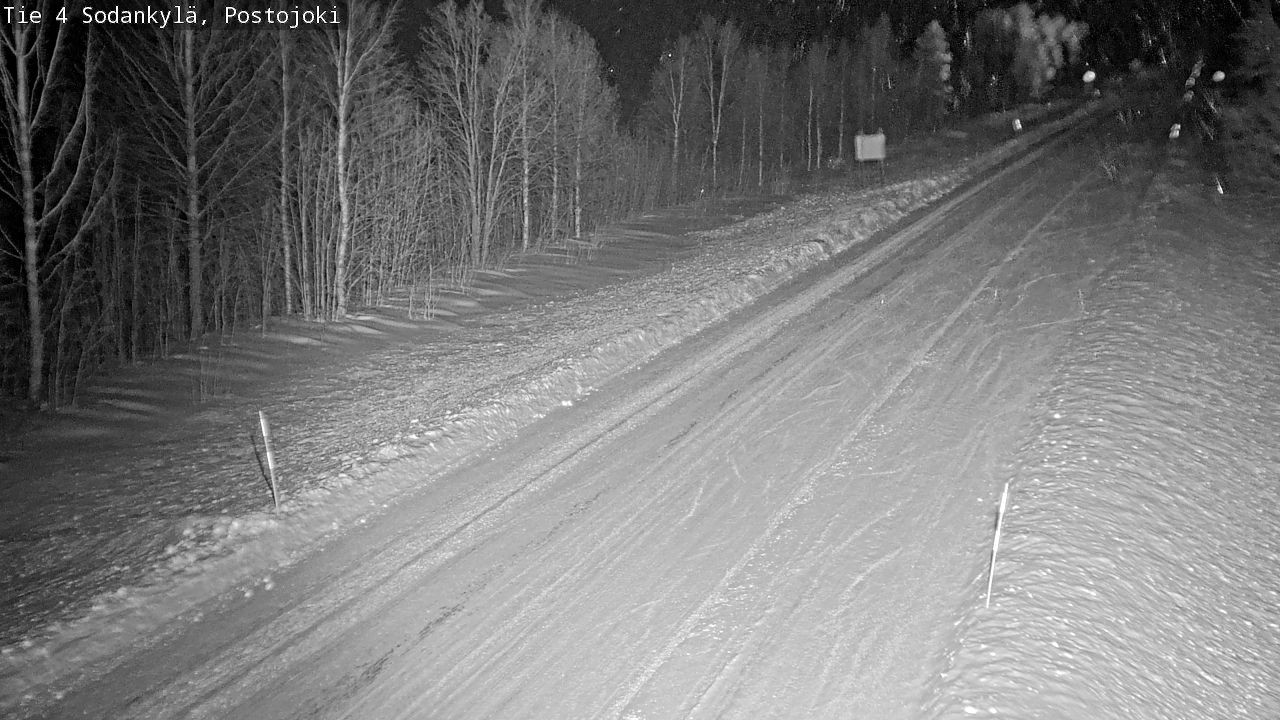 Weather Camera Image Road 4 Sodankylä, Postojoki, Sodankylä, Lappi