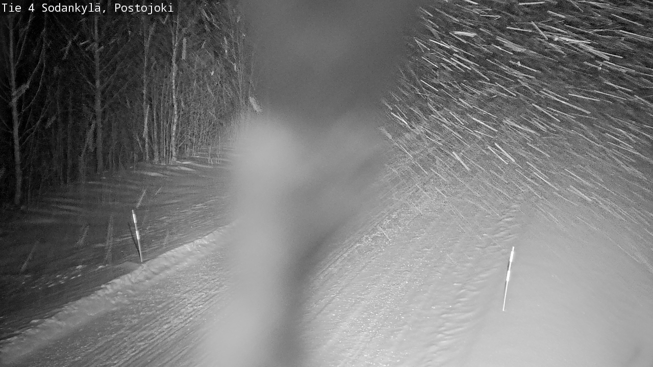 Weather Camera Image Road 4 Sodankylä, Postojoki, Sodankylä, Lappi