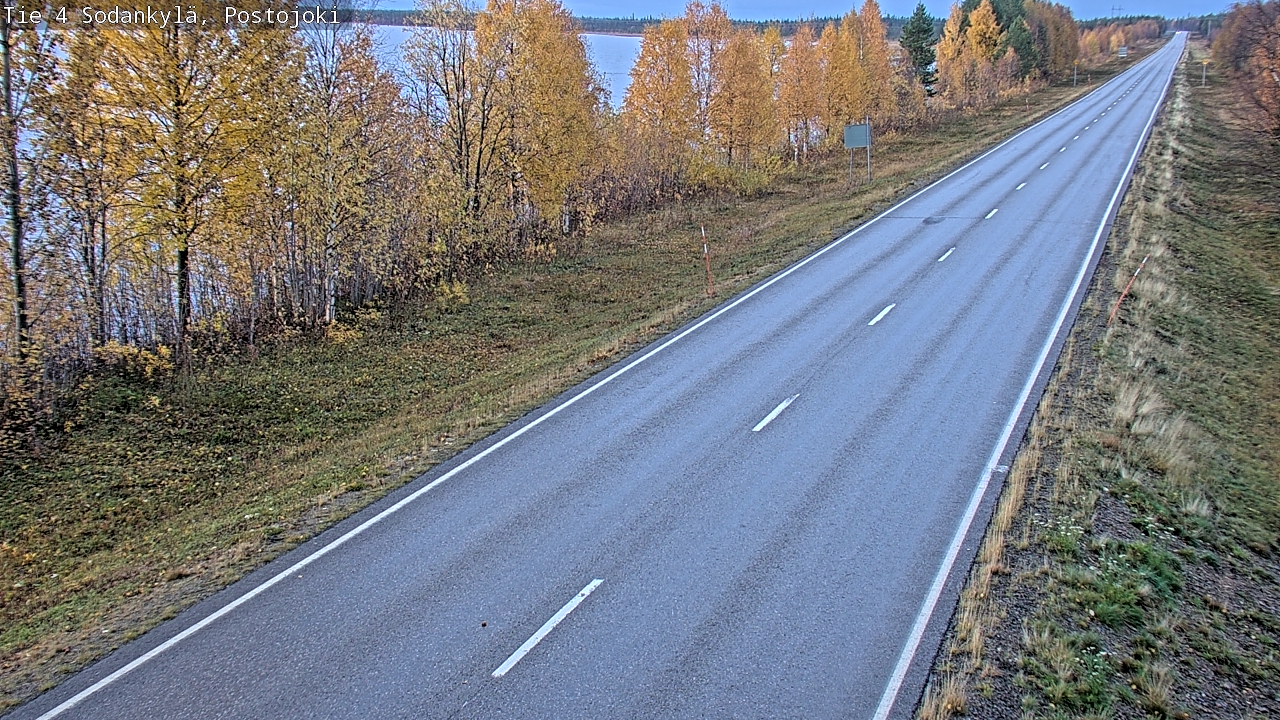 Weather Camera Image Road 4 Sodankylä, Postojoki, Sodankylä, Lappi