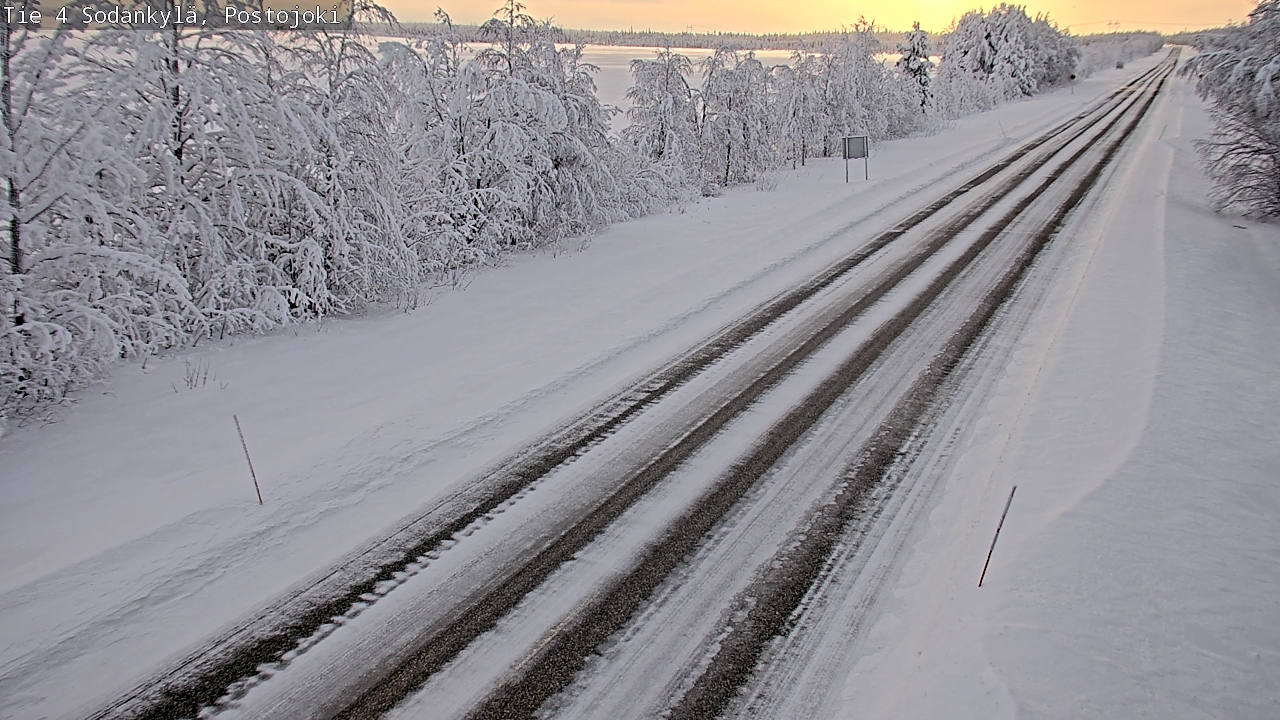 Weather Camera Image Road 4 Sodankylä, Postojoki, Sodankylä, Lappi