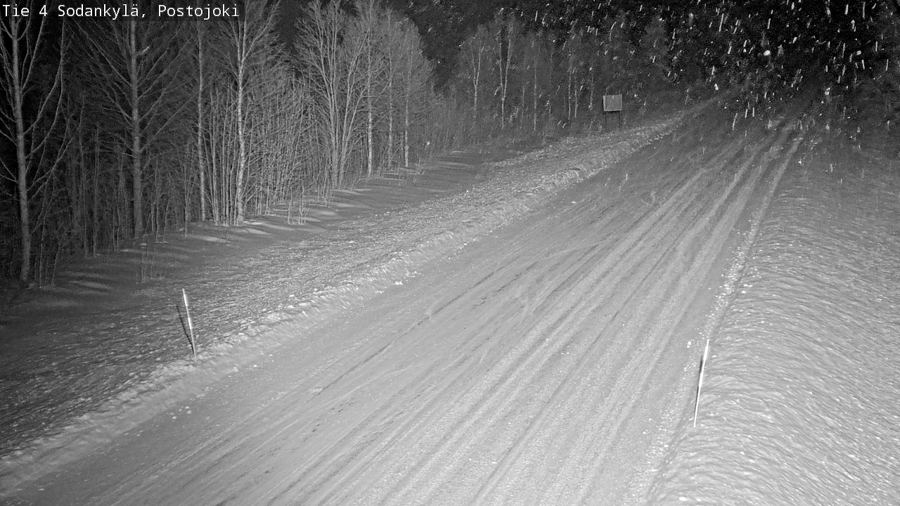 Weather Camera Image Road 4 Sodankylä, Postojoki, Sodankylä, Lappi
