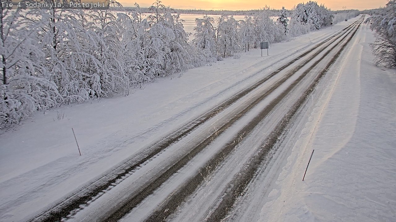 Weather Camera Image Road 4 Sodankylä, Postojoki, Sodankylä, Lappi