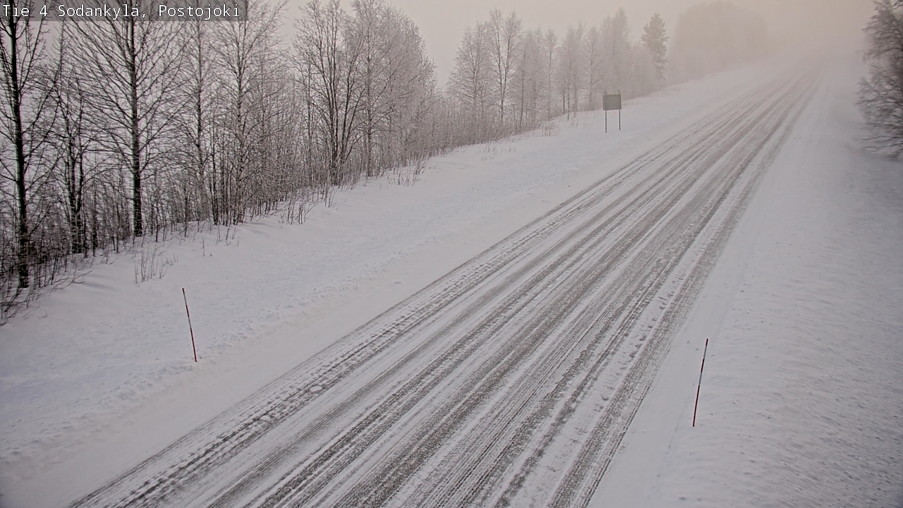 Weather Camera Image Road 4 Sodankylä, Postojoki, Sodankylä, Lappi