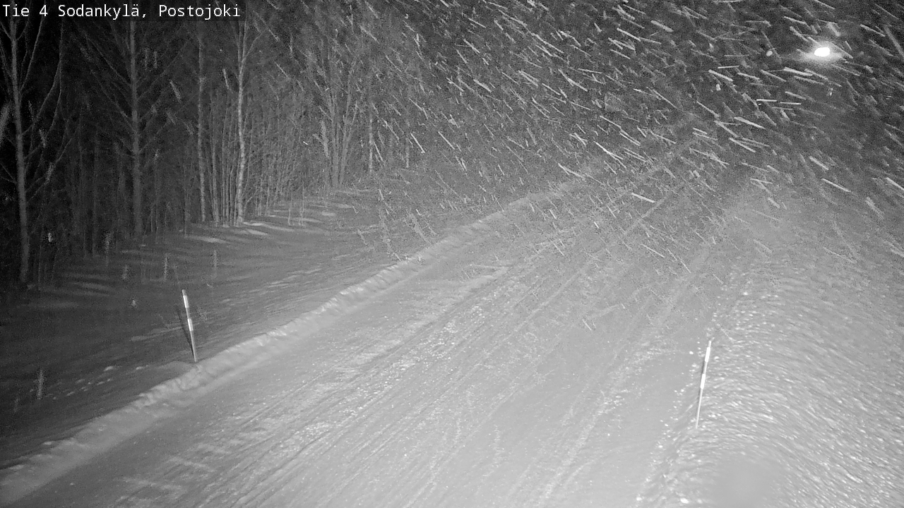 Weather Camera Image Road 4 Sodankylä, Postojoki, Sodankylä, Lappi