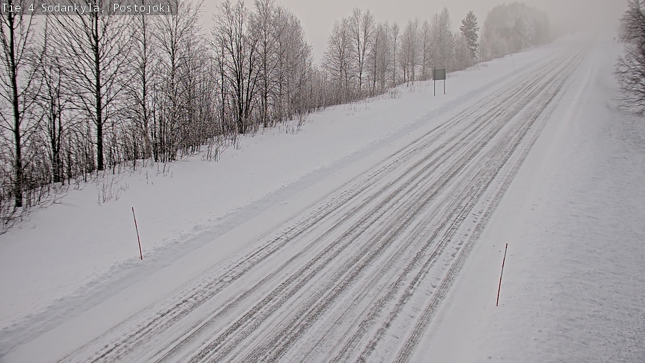 Weather Camera Image Road 4 Sodankylä, Postojoki, Sodankylä, Lappi