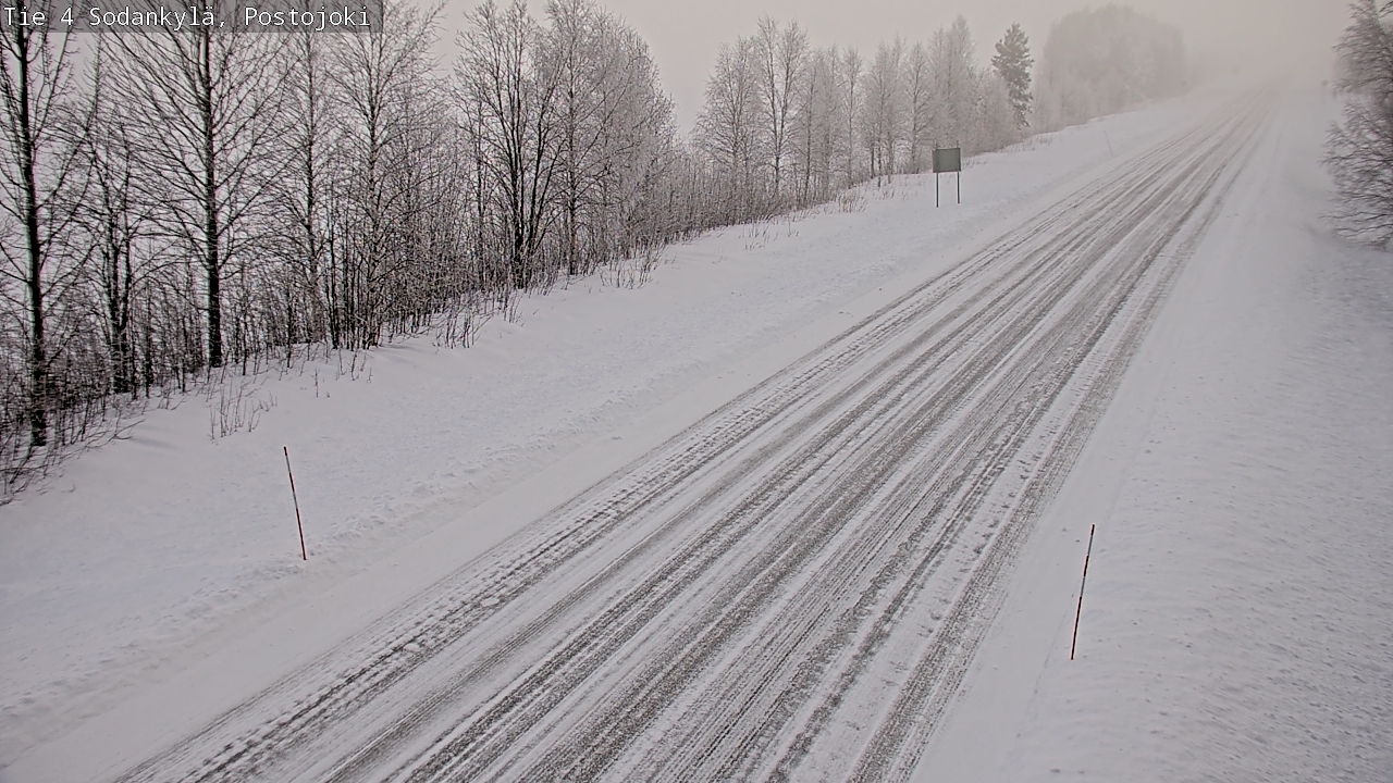 Weather Camera Image Road 4 Sodankylä, Postojoki, Sodankylä, Lappi