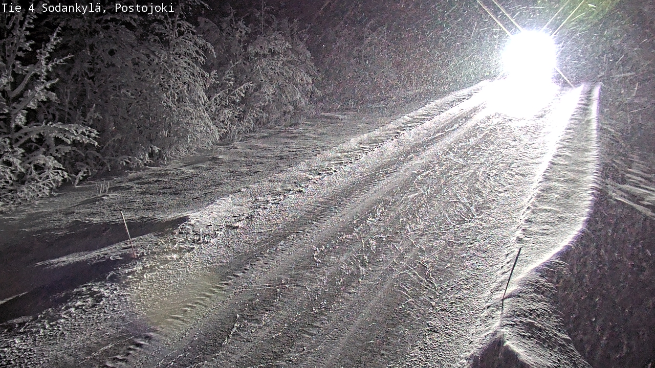 Weather Camera Image Road 4 Sodankylä, Postojoki, Sodankylä, Lappi