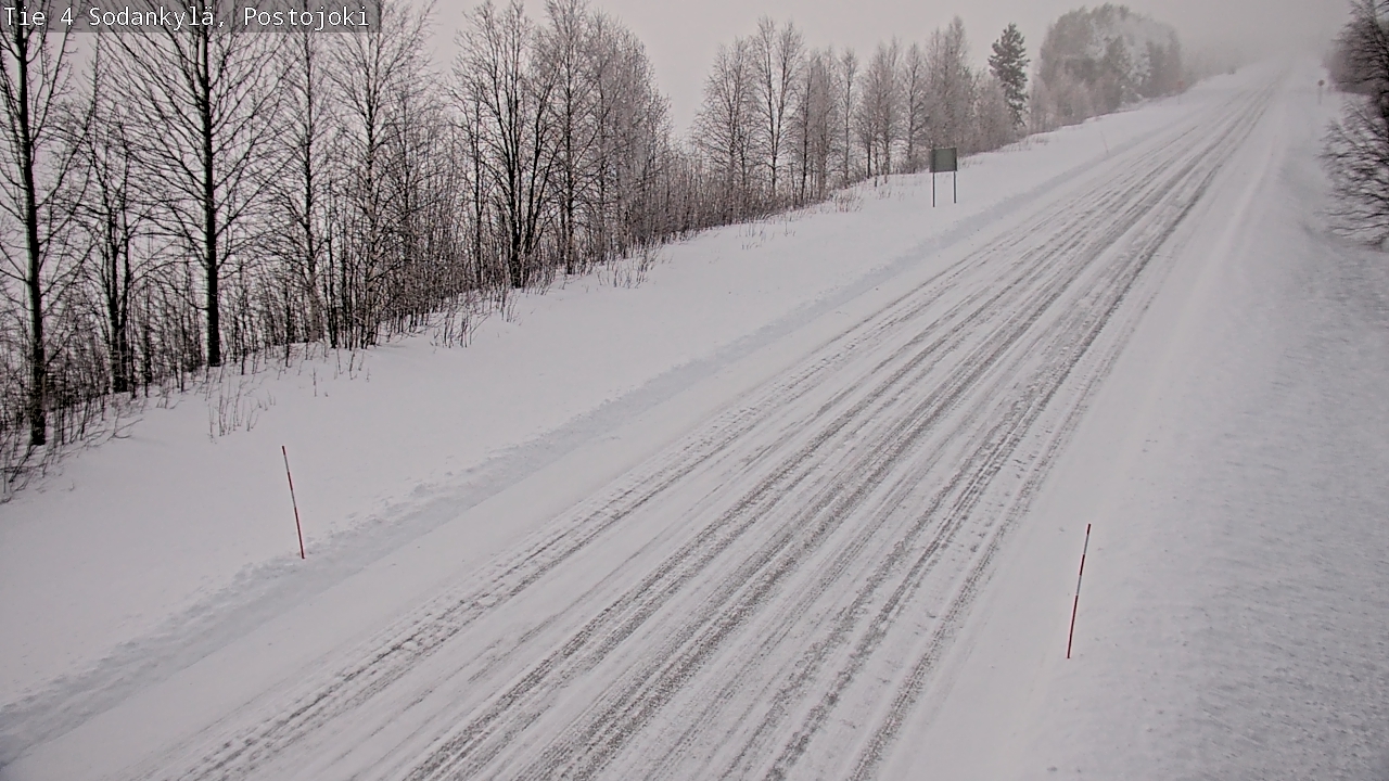 Weather Camera Image Road 4 Sodankylä, Postojoki, Sodankylä, Lappi