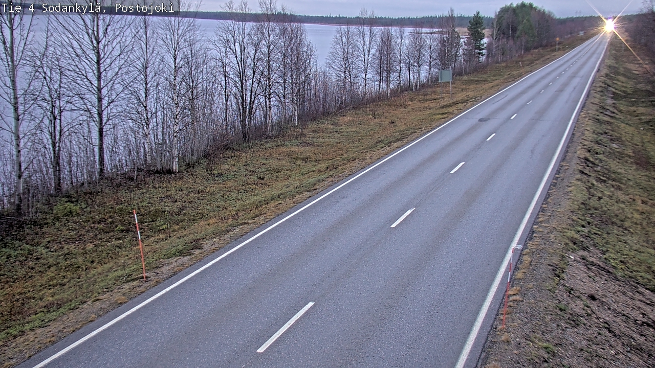 Weather Camera Image Road 4 Sodankylä, Postojoki, Sodankylä, Lappi