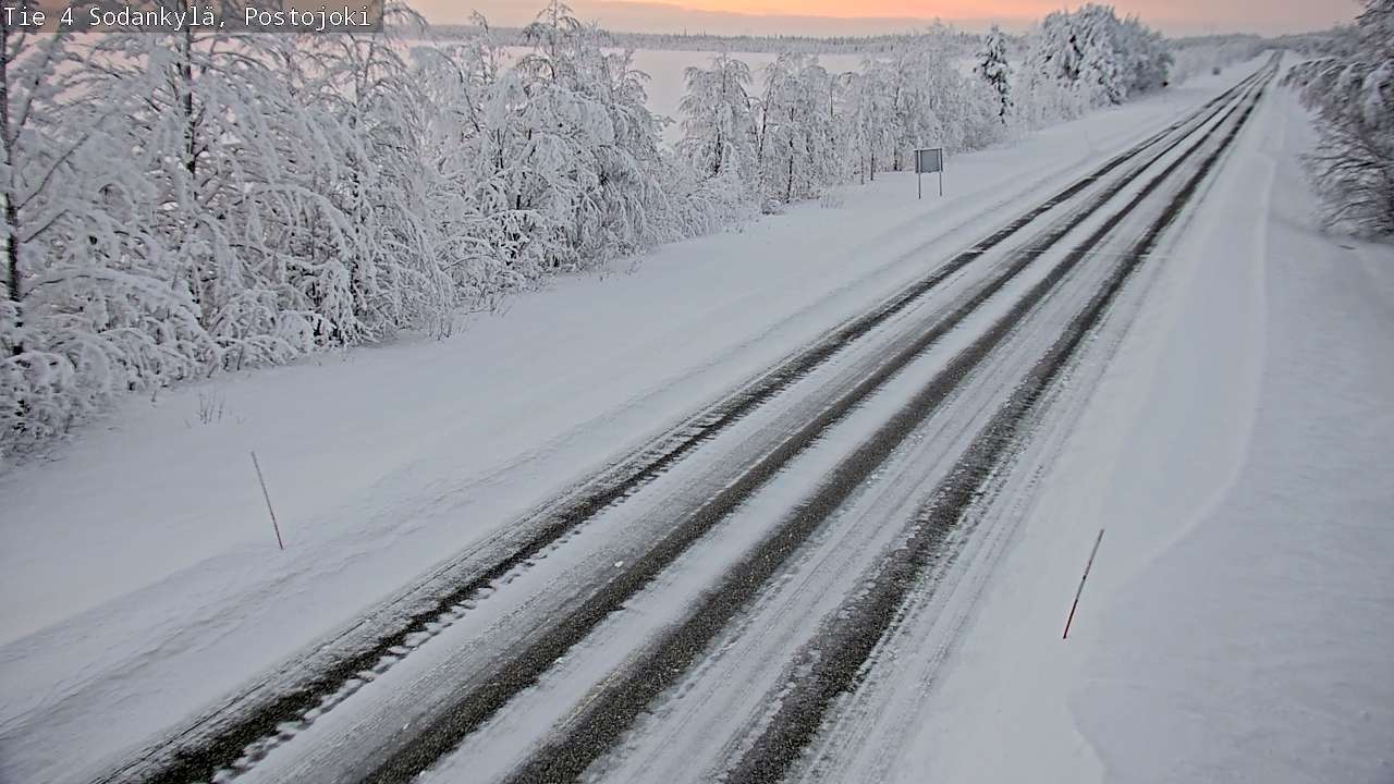 Weather Camera Image Road 4 Sodankylä, Postojoki, Sodankylä, Lappi