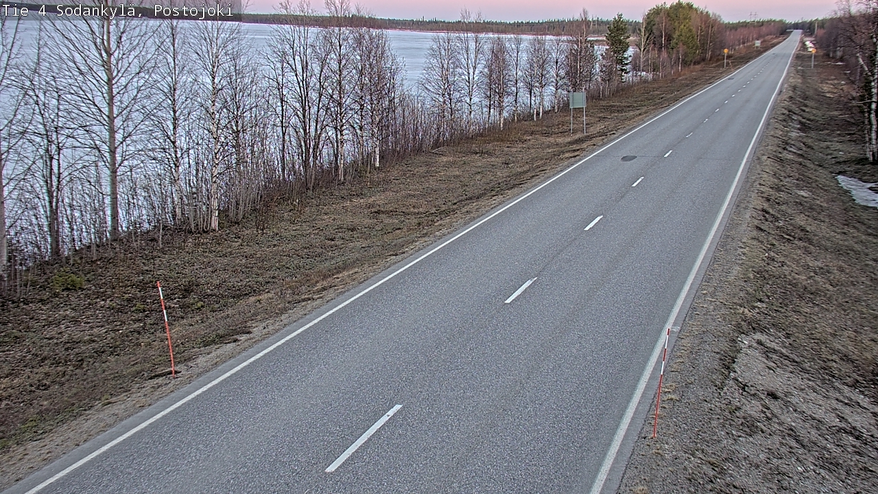 Weather Camera Image Road 4 Sodankylä, Postojoki, Sodankylä, Lappi